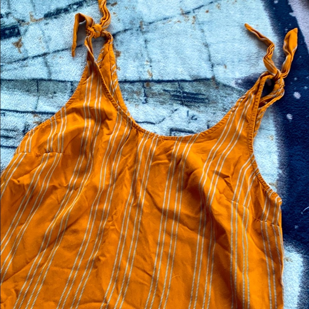 Rust Orange Tank Top.